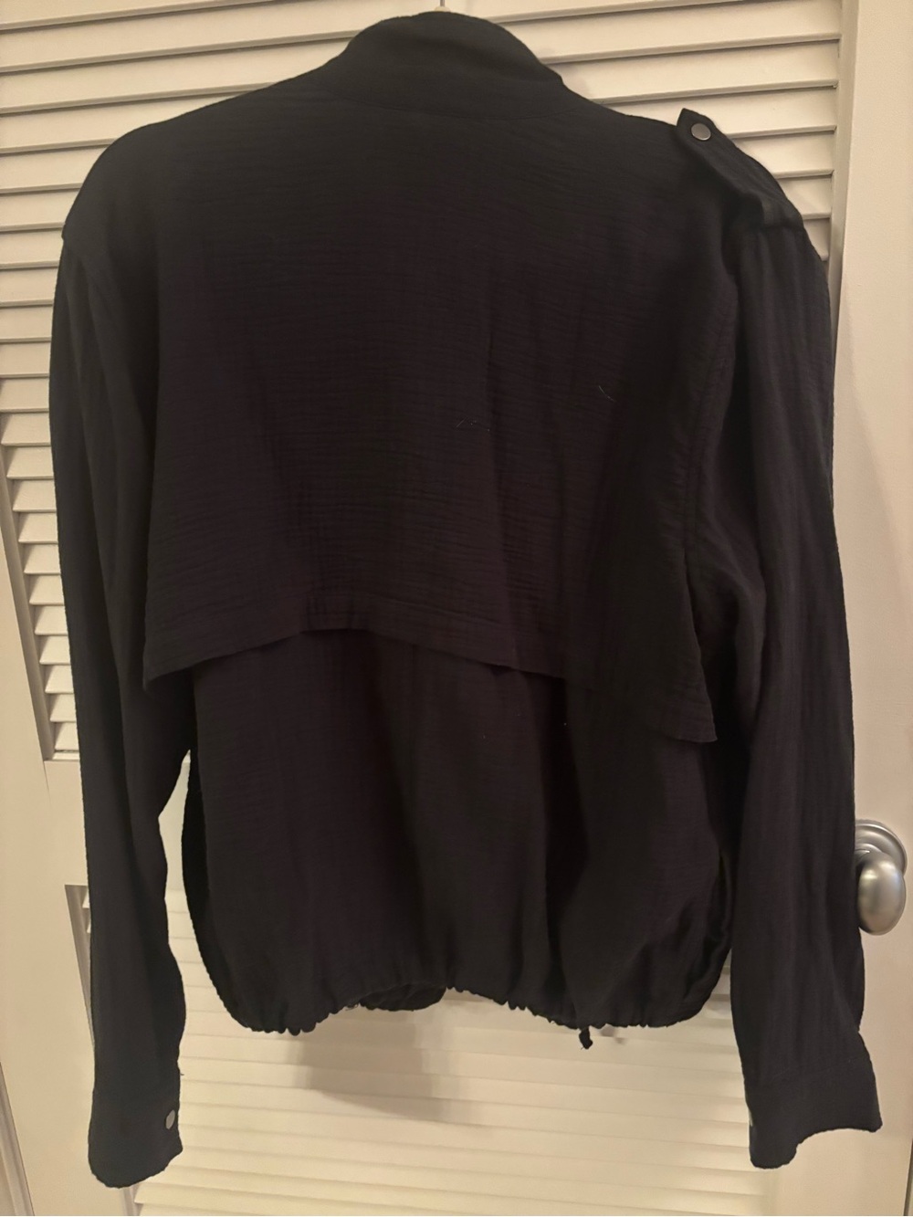 Rails Black Utility Jacket with Button-Front - Picture 7 of 7